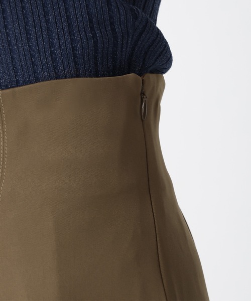 31 Sons de mode（トランテアン　ソン　ドゥ　モード）の「2026SS新色 異素材プリーツマーメイドスカート（スカート・レディース・ブラウン/ブラック/アイボリー/ダークブラウン/グリーン・S/M）」の12枚目の写真