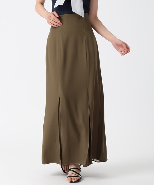 31 Sons de mode（トランテアン　ソン　ドゥ　モード）の「2026SS新色 異素材プリーツマーメイドスカート（スカート・レディース・ブラウン/ブラック/アイボリー/ダークブラウン/グリーン・S/M）」の16枚目の写真