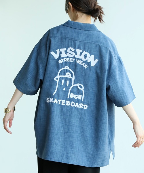 CHRYSOMALLON ストリート 金属ボタン 半袖 Tシャツ 送料関税込 STA柄チェッカー柄ジャガード半袖ポロシャツ (WOMENS) | St
