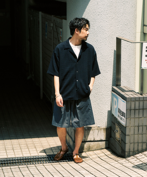 フェイクレザータックショートパンツ[品番：VINK0002958]｜URBAN