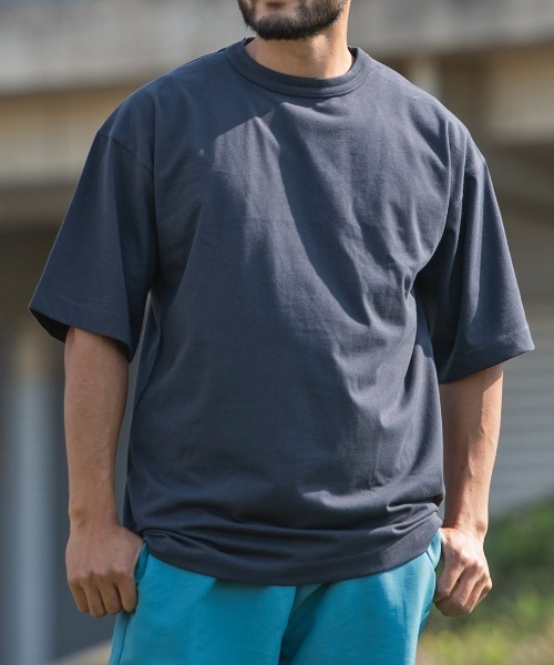 Sunny Smith(サニースミス)の「【SUNNY SMITH】ヘビーオンスChampion Plating Cool & Sweat Protect(Tシャツ/カットソー・メンズ・ブラック/オフホワイト/チャコール・LARGE/MEDIUM)」の3枚目の写真