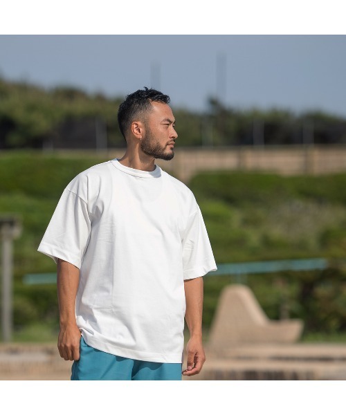 Sunny Smith(サニースミス)の「【SUNNY SMITH】ヘビーオンスChampion Plating Cool & Sweat Protect(Tシャツ/カットソー・メンズ・ブラック/オフホワイト/チャコール・LARGE/MEDIUM)」の7枚目の写真
