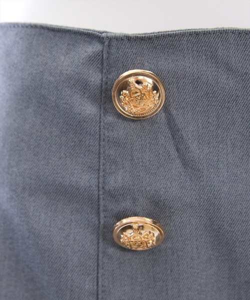 CLEAR BASIC（クリアベーシック）の「【低身長サイズ有】ダブルボタンハイウエストワイドパンツ[オフィスカジュアル 着回し抜群 大人]≪再入荷≫（その他パンツ・レディース・ベージュ/ネイビー/グレー/ブラウン・XS/F/PS）」の22枚目の写真