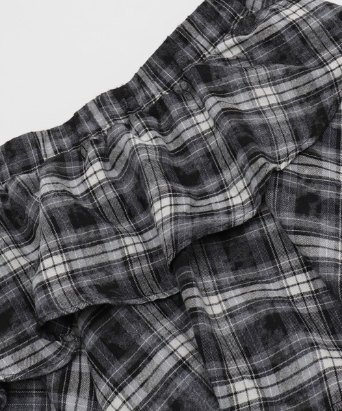 Figments（フィグメンツ）の「ブリーチチェックイレヘムスカート（スカート・レディース・ブラック/ブラウン・FREE）」の18枚目の写真