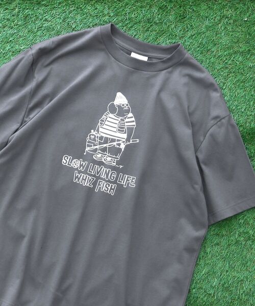 CRAFT STANDARD BOUTIQUE（クラフトスタンダードブティック）の「【P・O・P・S】のTシャツ～其の2 ユニセックス（Tシャツ/カットソー・レディース・オフホワイト/チャコールグレー・S/M/L）」の2枚目の写真