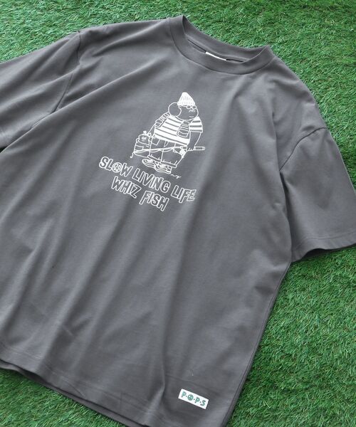 CRAFT STANDARD BOUTIQUE（クラフトスタンダードブティック）の「【P・O・P・S】のTシャツ～其の2 ユニセックス（Tシャツ/カットソー・レディース・オフホワイト/チャコールグレー・S/M/L）」の7枚目の写真