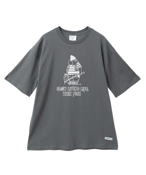 CRAFT STANDARD BOUTIQUE（クラフトスタンダードブティック）の「【P・O・P・S】のTシャツ～其の2 ユニセックス（Tシャツ/カットソー・レディース・オフホワイト/チャコールグレー・S/M/L）」の15枚目の写真