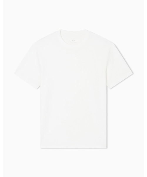 ARMANI EXCHANGE(アルマーニエクスチェンジ)の「【A|X アルマーニ エクスチェンジ】オールオーバージャカードロゴ 半袖クルーネックTシャツ/REGULAR(Tシャツ/カットソー・メンズ・ブラック/ホワイト・X-LARGE/LARGE/MEDIUM/SMALL/X-SMALL/XX-LARGE)」の8枚目の写真