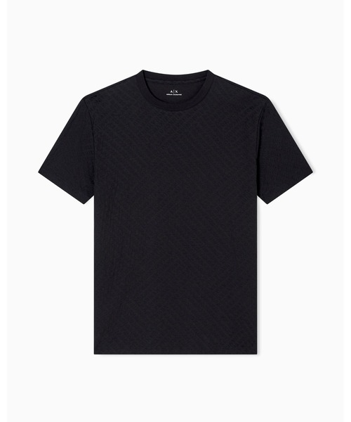 ARMANI EXCHANGE(アルマーニエクスチェンジ)の「【A|X アルマーニ エクスチェンジ】オールオーバージャカードロゴ 半袖クルーネックTシャツ/REGULAR(Tシャツ/カットソー・メンズ・ブラック/ホワイト・X-LARGE/LARGE/MEDIUM/SMALL/X-SMALL/XX-LARGE)」の10枚目の写真