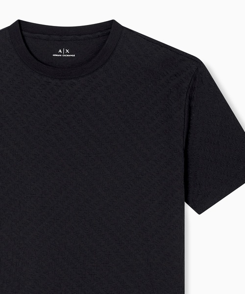 ARMANI EXCHANGE(アルマーニエクスチェンジ)の「【A|X アルマーニ エクスチェンジ】オールオーバージャカードロゴ 半袖クルーネックTシャツ/REGULAR(Tシャツ/カットソー・メンズ・ブラック/ホワイト・X-LARGE/LARGE/MEDIUM/SMALL/X-SMALL/XX-LARGE)」の11枚目の写真