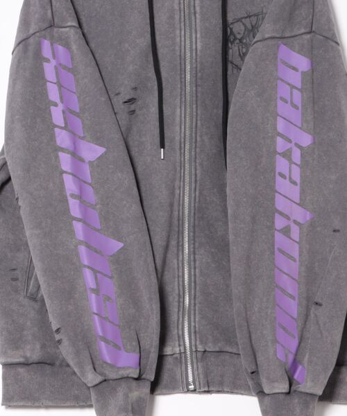 【専用✨新品タグ付】PSYNYXX ゆせまる コラボパーカー グレー 地雷系 ゆせまる×PSYNYXXコラボパーカー（パーカー）｜PSYNYXX（プシュニクス