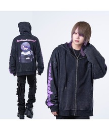 PSYNYXX プシュニクス　美品　ジップパーカー PSYNYXX ネコ耳チェーンジップパーカー サブカル 地雷 - メルカリ