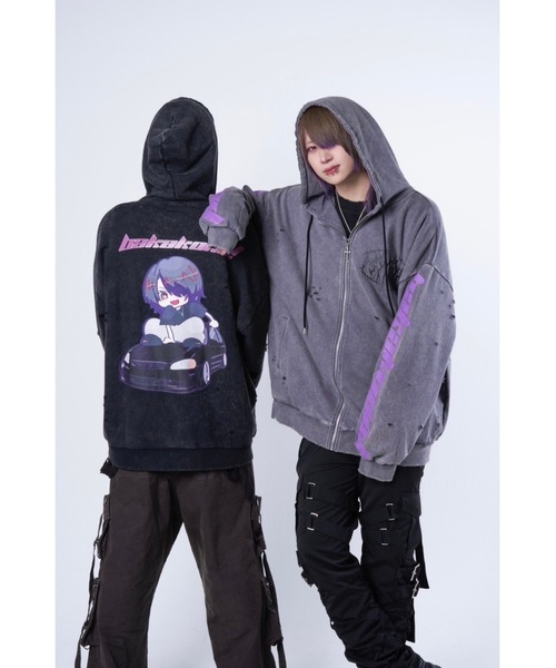 パーカー YKE様 アイカちゃんパーカー ／AIKA ELECTRONICS × 押切蓮介 | AIKA