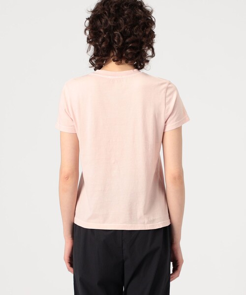 JAMES PERSE（ジェームスパース）の「ベーシック クルーネックTシャツ WLJ3114（Tシャツ/カットソー・レディース・ダークグリーン/ライトピンク・0/1/2）」の6枚目の写真