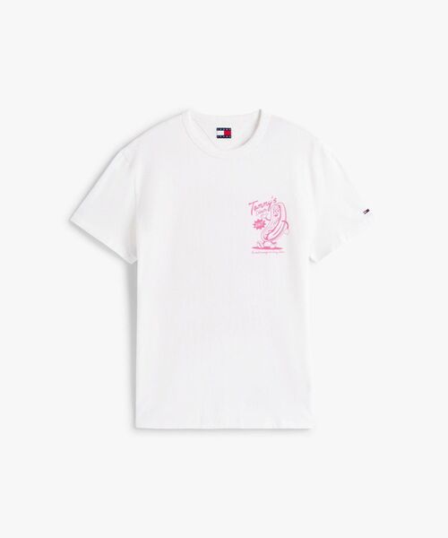 tommy jeans（トミー ジーンズ）の「レギュラーノベルティフェアTシャツ（Tシャツ/カットソー・メンズ・ブラック/ブルー/ホワイト・SMALL/X-SMALL/MEDIUM/LARGE/X-LARGE）」の10枚目の写真