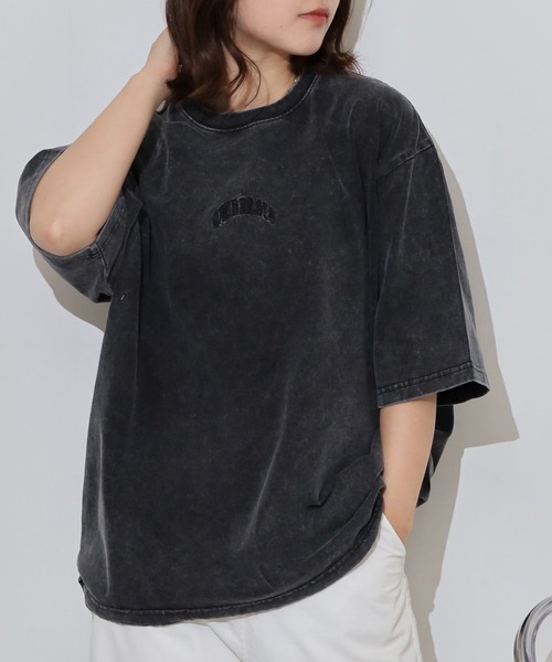 RE730(アールイーセブンサーティー)の「バックコーラジュTシャツ(Tシャツ/カットソー・メンズ・ブラック/カーキ・M/L)」の18枚目の写真