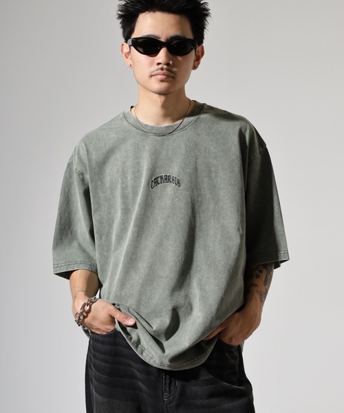 RE730(アールイーセブンサーティー)の「バックコーラジュTシャツ(Tシャツ/カットソー・メンズ・ブラック/カーキ・M/L)」の11枚目の写真