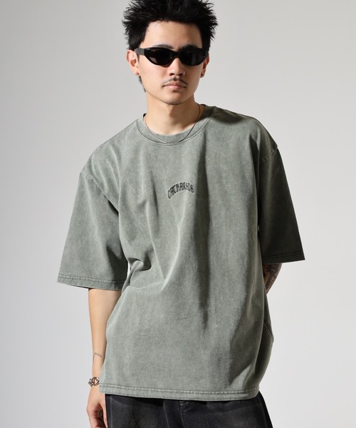 RE730(アールイーセブンサーティー)の「バックコーラジュTシャツ(Tシャツ/カットソー・メンズ・ブラック/カーキ・M/L)」の12枚目の写真