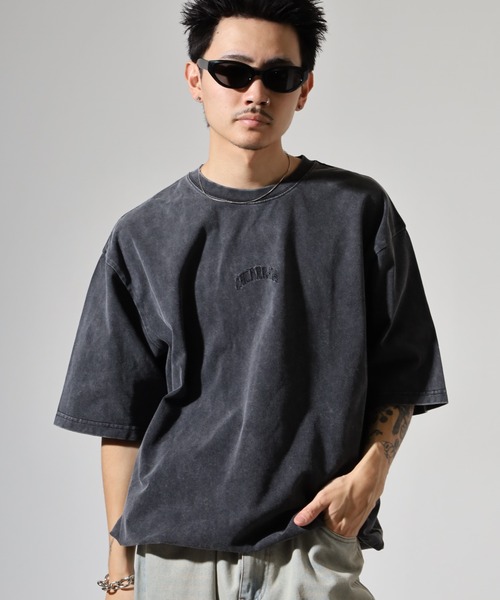 RE730(アールイーセブンサーティー)の「バックコーラジュTシャツ(Tシャツ/カットソー・メンズ・ブラック/カーキ・M/L)」の5枚目の写真