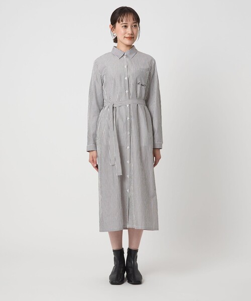 To b. by agnes b.(トゥービーバイアニエスベー)の「<To b. by agnes b.コラボ>エンブロイダリー シャツ ワンピース(シャツワンピース・レディース・その他1・FREE)」の4枚目の写真