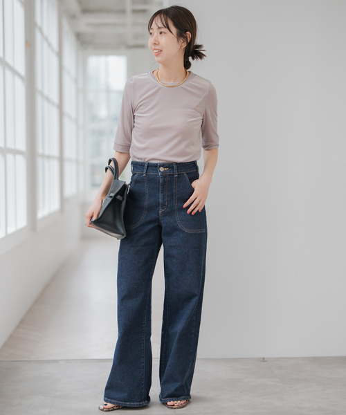 セール】SOMETHING / サムシング 別注LISA WIDE（デニムパンツ