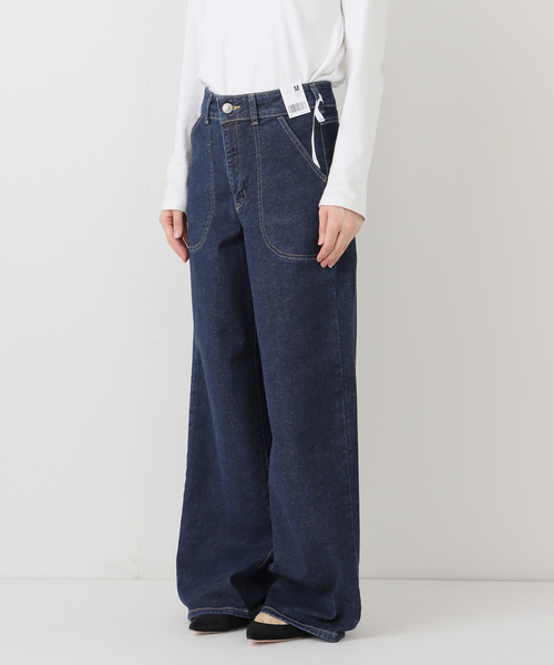 セール】SOMETHING / サムシング 別注LISA WIDE（デニムパンツ