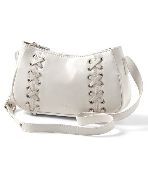 セール】レースアップショルダーバッグ（ショルダーバッグ）｜algy