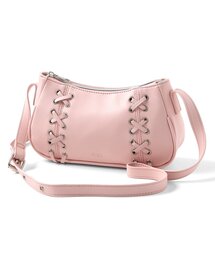 algy（アルジー）の「レースアップショルダーバッグ（ショルダーバッグ）」