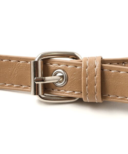 algy(アルジー)の「レースアップショルダーバッグ(ショルダーバッグ・キッズ・ブラック/オフホワイト/ベージュ/ピンク・FREE)」の21枚目の写真