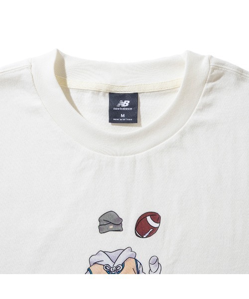 NEW BALANCE(ニューバランス)の「New Balance QTM FOOTBALL T-SHIRT(ニューバランス QTM フットボール Tシャツ)(Tシャツ/カットソー・メンズ・グリーン/ブラック/ホワイト・X-LARGE/XX-LARGE/SMALL/MEDIUM/LARGE)」の5枚目の写真