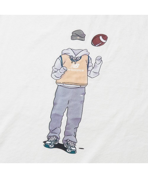 NEW BALANCE(ニューバランス)の「New Balance QTM FOOTBALL T-SHIRT(ニューバランス QTM フットボール Tシャツ)(Tシャツ/カットソー・メンズ・グリーン/ブラック/ホワイト・X-LARGE/XX-LARGE/SMALL/MEDIUM/LARGE)」の7枚目の写真