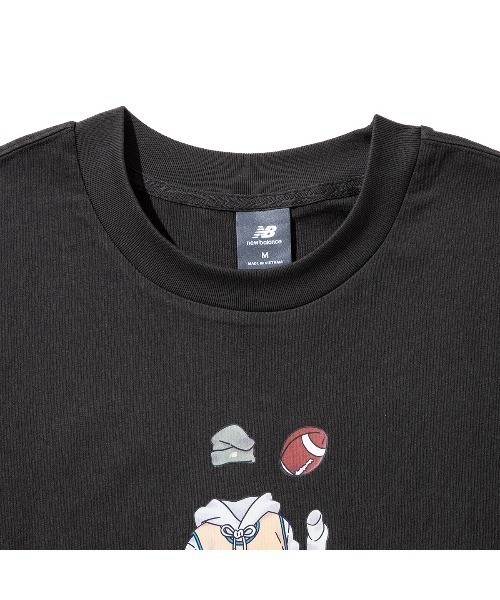 NEW BALANCE(ニューバランス)の「New Balance QTM FOOTBALL T-SHIRT(ニューバランス QTM フットボール Tシャツ)(Tシャツ/カットソー・メンズ・グリーン/ブラック/ホワイト・X-LARGE/XX-LARGE/SMALL/MEDIUM/LARGE)」の10枚目の写真