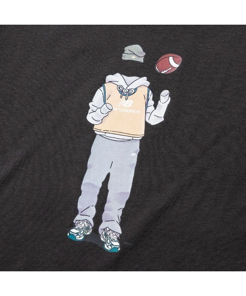 NEW BALANCE(ニューバランス)の「New Balance QTM FOOTBALL T-SHIRT(ニューバランス QTM フットボール Tシャツ)(Tシャツ/カットソー・メンズ・グリーン/ブラック/ホワイト・X-LARGE/XX-LARGE/SMALL/MEDIUM/LARGE)」の12枚目の写真