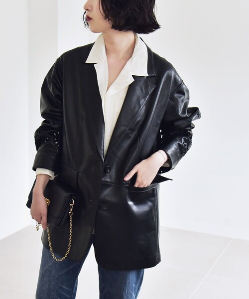 quaranciel: フラワー 刺繍 テーラード ジャケット（テーラード