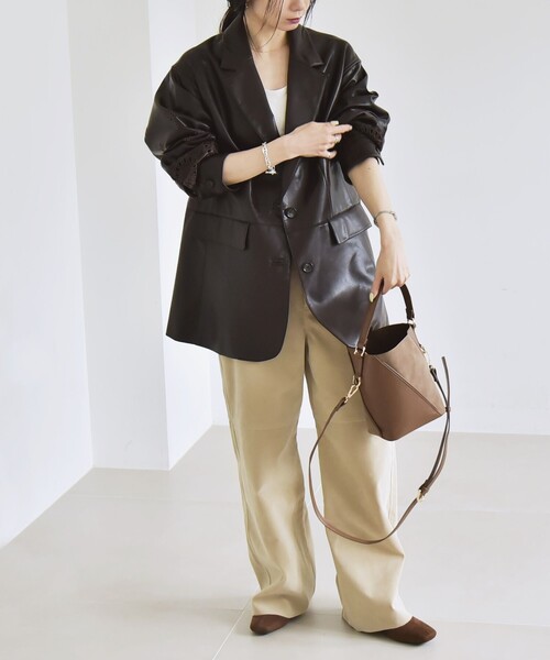 セール】quaranciel: フラワー 刺繍 テーラード ジャケット