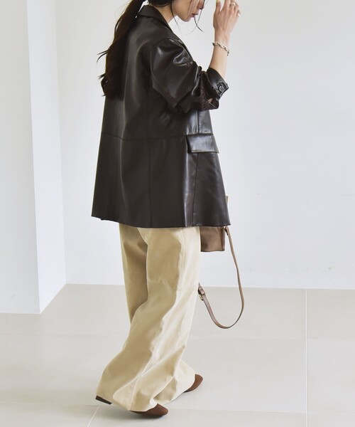 セール】quaranciel: フラワー 刺繍 テーラード ジャケット