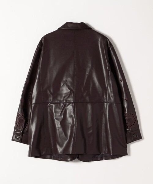 セール】quaranciel: フラワー 刺繍 テーラード ジャケット