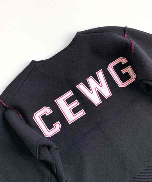 Q（キュー）の「フェルト刺繍ニットブルゾン（ブルゾン・レディース・ホワイト/ブラック・MEDIUM）」の14枚目の写真