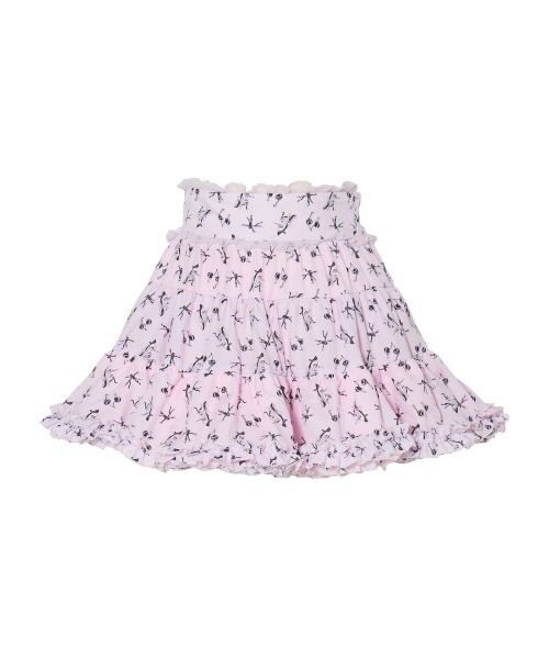 AVENCHUMU(アバンチュウム)の「ERICO collaboration illustrated tutu skirt(スカート・レディース・ホワイト/ブラック/ピンク・FREE/XS)」の2枚目の写真