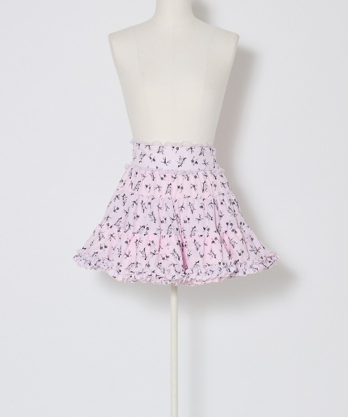 AVENCHUMU(アバンチュウム)の「ERICO collaboration illustrated tutu skirt(スカート・レディース・ホワイト/ブラック/ピンク・FREE/XS)」の11枚目の写真