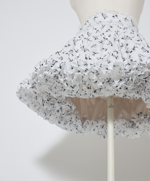 AVENCHUMU(アバンチュウム)の「ERICO collaboration illustrated tutu skirt(スカート・レディース・ホワイト/ブラック/ピンク・FREE/XS)」の10枚目の写真