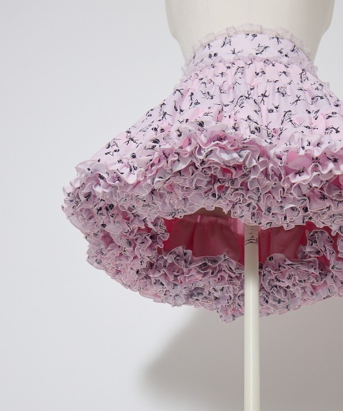 AVENCHUMU(アバンチュウム)の「ERICO collaboration illustrated tutu skirt(スカート・レディース・ホワイト/ブラック/ピンク・FREE/XS)」の12枚目の写真