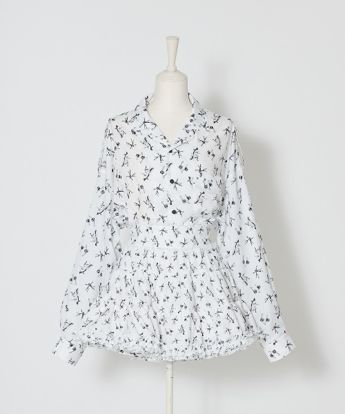 AVENCHUMU(アバンチュウム)の「ERICO collaboration illustrated tutu skirt(スカート・レディース・ホワイト/ブラック/ピンク・FREE/XS)」の19枚目の写真