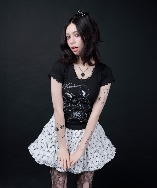 AVENCHUMU(アバンチュウム)の「ERICO collaboration illustrated tutu skirt(スカート・レディース・ホワイト/ブラック/ピンク・FREE/XS)」の22枚目の写真