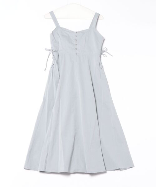 1111clothing(ワンフォークロージング)の「レースアップ ワンピース / Racing-up dress(ワンピース・レディース・ブルー/ブラック/ライトグレー/ライトカーキ・M)」の15枚目の写真
