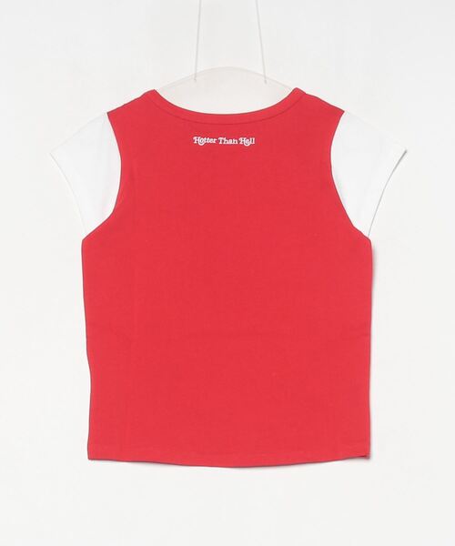 HTH（エイチティーエイチ）の「Switching Tee（Tシャツ/カットソー・レディース・グレー/ベージュ/レッド/ピンク・フリー）」の11枚目の写真
