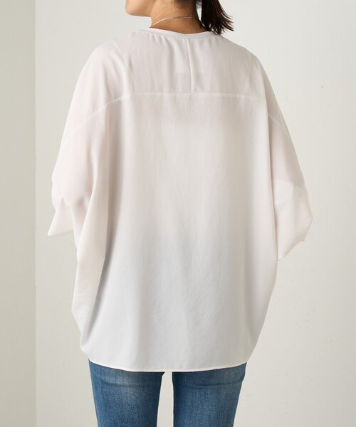 BEARDSLEY（ビアズリー）の「ストレッチドルマンT（シャツ/ブラウス・レディース・グレー/ブラック/ホワイト・1/0）」の12枚目の写真