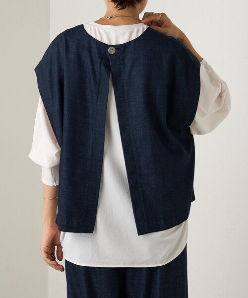 BEARDSLEY（ビアズリー）の「ストレッチドルマンT（シャツ/ブラウス・レディース・グレー/ブラック/ホワイト・1/0）」の19枚目の写真