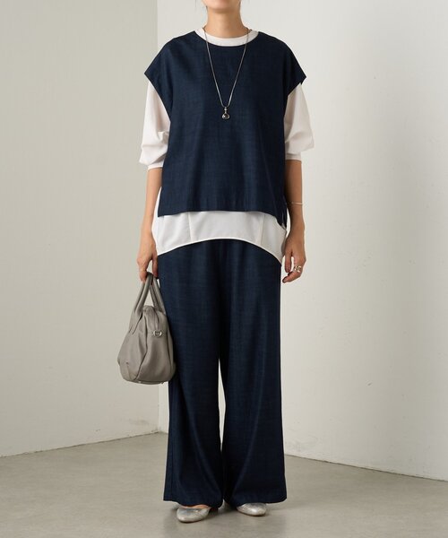 BEARDSLEY（ビアズリー）の「ストレッチドルマンT（シャツ/ブラウス・レディース・グレー/ブラック/ホワイト・1/0）」の20枚目の写真