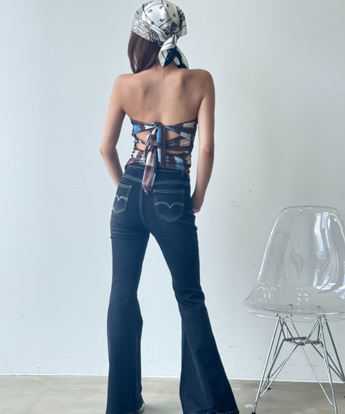 セール】【Y2Kウェーブ】ブーツカットデニム（デニムパンツ）｜Y2K